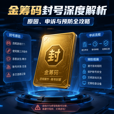 金筹码封号深度解析：原因、申诉与预防全攻略