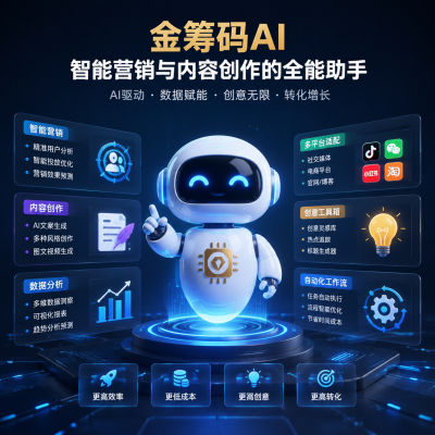 金筹码AI：智能营销与内容创作的全能助手