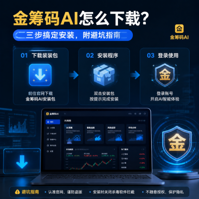 金筹码AI怎么下载？三步搞定安装，附避坑指南