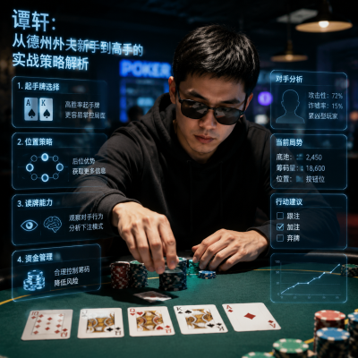 谭轩：从德州扑克新手到高手的实战策略解析