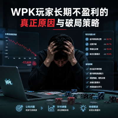 wpk 玩家长期不盈利的真正原因与破局策略